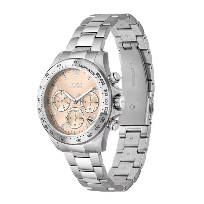 Novia Stainless Steel Watch with Champagne Dial - 1502615 - Image 2